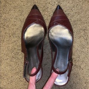 Anne Klein slingback heels